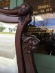 Awesome Rj Horner Carved Griffin Mahogany Vanity With Mirror 1800-1899 photo 2
