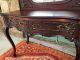 Awesome Rj Horner Carved Griffin Mahogany Vanity With Mirror 1800-1899 photo 6