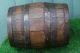 19thc Wooden Oak Whiskey Brandy Barrel Or Keg With Cast Iron Bands C1880s Other Antique Woodenware photo 10