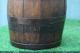 19thc Wooden Oak Whiskey Brandy Barrel Or Keg With Cast Iron Bands C1880s Other Antique Woodenware photo 5