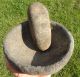 Stone Mortar (bowl) & Pestle,  Columbia River,  Near The Dalles,  Oregon Native American photo 10