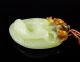 100 Natural Hand - Carved Jade Pendant Jadeite Necklace Lotus&fish Pond 0600 Necklaces & Pendants photo 8