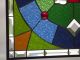 • Ruby - Mandela • Beveled Stained Glass Window Panel • 21 ½”x21 ½” 1940-Now photo 5