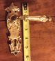 Sherle Wagner Solid Cast Brass Door Levers Handles Knobs Ornate Rococo Door Knobs & Handles photo 5