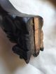 Antique Hand Carved Wood Fragments Chinese Foo Lion Face Claw Furniture Parts Foo Dogs photo 4