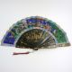 19th Century Chinese Export Black Lacquer Handpainted Fan In Fitted Box Ornaments photo 4