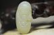 Ingenious Chinese Hetian Jade Hand Carved Pendant - - The God Of Wealth Zx23 Necklaces & Pendants photo 2