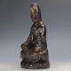 Collectable Brass Gilt Handwork A Buddism Godness Kwan - Yin Statue W Xuande Mark Kwan-yin photo 4