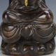Collectable Brass Gilt Handwork A Buddism Godness Kwan - Yin Statue W Xuande Mark Kwan-yin photo 5