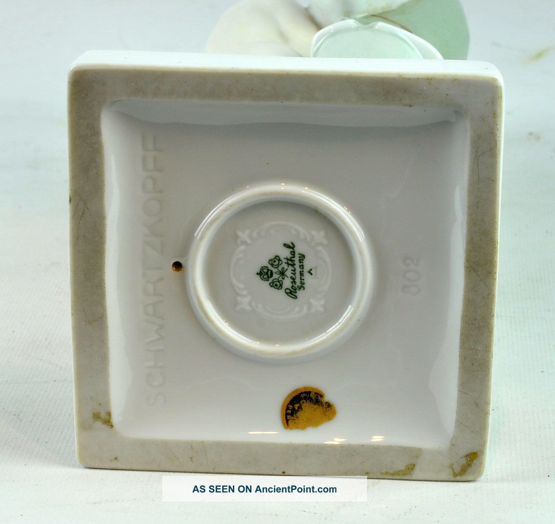 Rare Rosenthal Schwartzkopff Porcelain Figurine ' Refuge ' 1936 ? Figurines photo