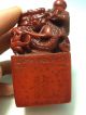 Chinese Shoushan Stone Hand - Carved Dragon Seal Statues Other Antique Chinese Statues photo 3