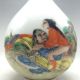China ' S Rich And Colorful Ceramics Hand - Painted Men & Women ' S Vase Vases photo 4