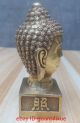 Chinese Bronze Carved Statue ' Buddha ' S Head Other Antique Chinese Statues photo 1