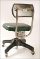 Vintage Industrial Chair Desk Office Swivel Tanker Mid Century Modern Retro 50s Post-1950 photo 3