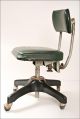 Vintage Industrial Chair Desk Office Swivel Tanker Mid Century Modern Retro 50s Post-1950 photo 4