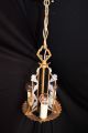 Vtg Art Deco Cast Metal Chandelier Ceiling Fixture 1920 ' S Chandeliers, Fixtures, Sconces photo 4