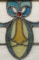 Gorgeous English Antique 1900 ' S Stained Glass Window.  17 