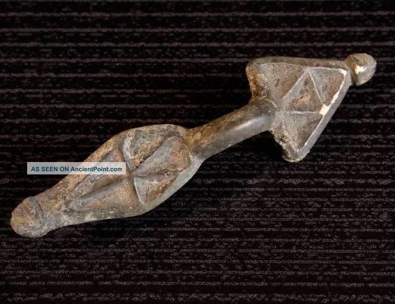 Ancient Roman Bow Type Brooch / Fibula - Authentic Artifact Roman photo