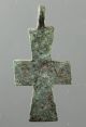Stunning Cross,  Jesus Christ,  Catholic,  Christian,  Bronze,  7.  - 8.  Century Byzantine photo 1