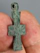 Stunning Cross,  Jesus Christ,  Catholic,  Christian,  Bronze,  7.  - 8.  Century Byzantine photo 2
