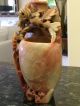 Soapstone Floral Double Vase Brush Pot Vases photo 1