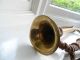 Vintage Army Brass Bugle? With Military Cord Brass photo 5