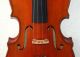 Fine Antique German Fullsize 3/4 Master Violin - 4 Corner Blocks String photo 7