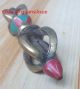 Old Tibet Handmade Silver Dragon Jade Incense Burner Aa Other Antique Chinese Statues photo 2