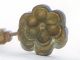 Antique A.  A.  F.  T.  C.  Brass Millinery Silk Flower Mold 3 