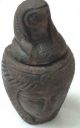 Ancient Egyptian Faience Canopic Jar 89.  8 Gm 300 Bc Rare Egyptian photo 4