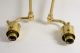 Pair 2 Frederic Cooper Brass Swing Arm Wall Sconce Mount Lamps Vtg.  Mid Century Mid-Century Modernism photo 2