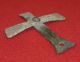 Knights Templar Ancient Artifact Bronze Cross Applique Circa 1100 Ad - 2884 - Other Antiquities photo 3