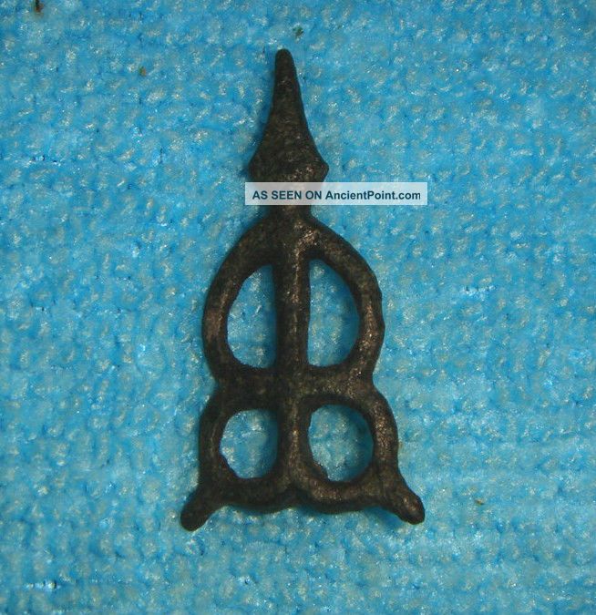 Stunning Ancient Viking Bronze Artifact Belt Applique 9th Century Ad Ref.  637 Scandinavian photo