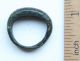 Ancient Old Viking Bronze Decorated Ring (avg11) Viking photo 1
