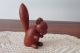Vintage Small Teak Squirrel Denmark Mid-Century Modernism photo 1