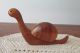 Teak Snail Hand Carved In Switzerland Mid-Century Modernism photo 1