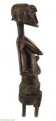 Senufo Maternity Figure Stand Ivory Coast African 29 Inch African Art Sculptures & Statues photo 3