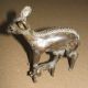 Goldweight Africa Akan Benin Ivory Coast Bronze Animal Gazelle Gazella Antelope Sculptures & Statues photo 6