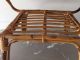 Mid Century Rattan Bamboo Cane Laced Top Table Nightstand Coffee Table End Table Post-1950 photo 2