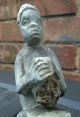 Vintage African Ethnic Tribal Art Hand Naive Carved Stone Figure Folk Art Other African Antiques photo 5