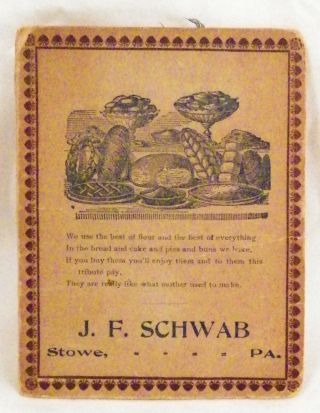 J F Schwab Needle Case Stowe Pa Advertising Premium Uneeda Needles 1907 3 photo