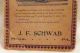 J F Schwab Needle Case Stowe Pa Advertising Premium Uneeda Needles 1907 1 Needles & Cases photo 1