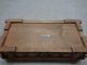 Vintage Wooden Box Carved Antique Cigarette Case Tabacco Box Studded Chest Euc Boxes photo 9