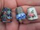 Group 10 Antique Sewing Items - 9 Are Sterling Silver - Unger Bros Thimble Case Thimbles photo 5