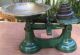 Antique Counter - Top Cast - Iron Scale,  Pan & 5 Weights Embossed 