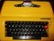 Rare Yellow Manuel Typewriter Privileg 350 T - Designed By Olivetti For Quelle Typewriters photo 1