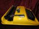 Rare Yellow Manuel Typewriter Privileg 350 T - Designed By Olivetti For Quelle Typewriters photo 3
