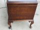 Queen Anne Burl Walnut Wood Footed Cedar Chest Trunk By Lakeside Craft Shop 1900-1950 photo 8