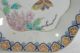 A Perfect 20th Century Japanese Enamel/blue And White Dish Orchid Mark Plates photo 2
