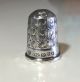 Antique 1907 B & Co.  Chester England Sterling Silver Thimble Size 11 Paneled Thimbles photo 2
